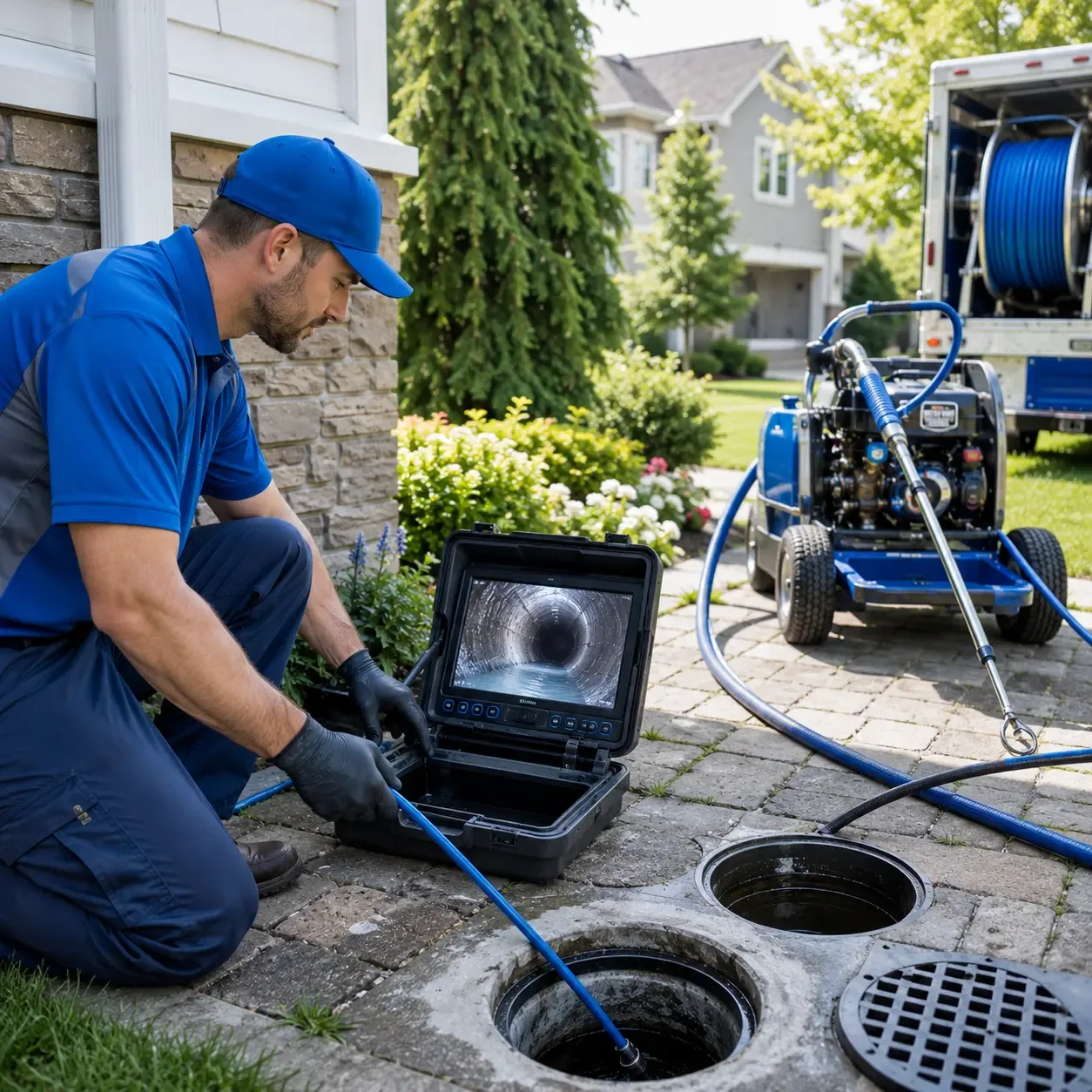 Outdoor drain cleaning professionals serving Robertsdale, AL